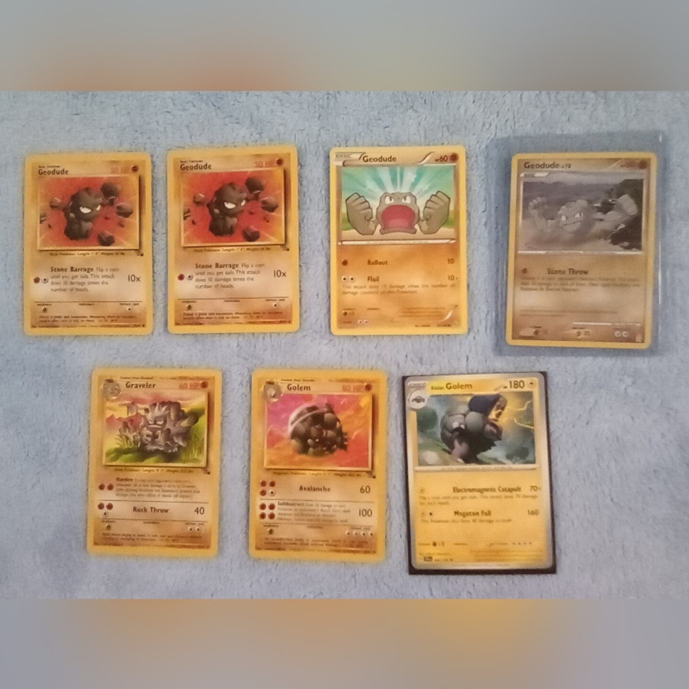 ✨Geodude Evolution Pokemon Card Bundle✨